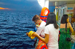 Night Squid Fishing & Sunset Cruise